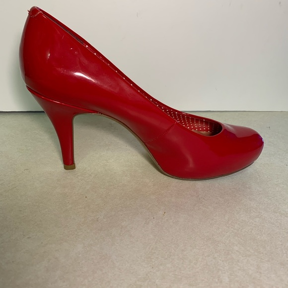 Madden Girl Shoes Red High Heels Madden Girl Shiny Patent Leather